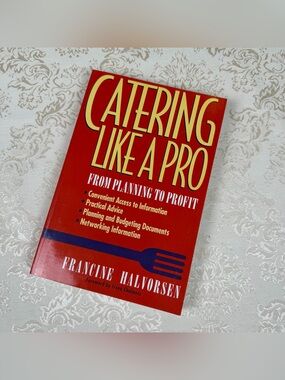 Catering Like a Pro by Francine Halvorsen - Vintage, Party Planning